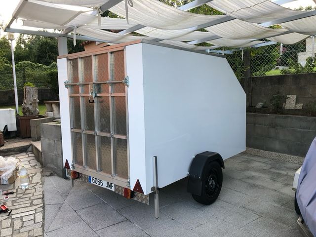 Remolque cerrado aluminio homologado