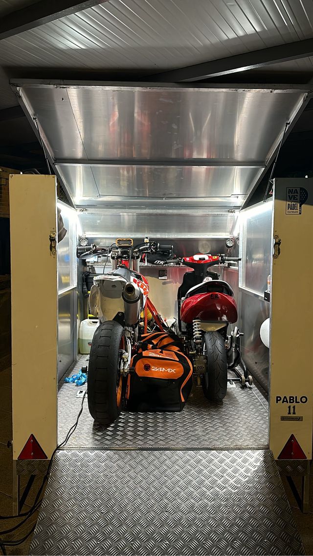 Remolque cerrado aluminio homologado