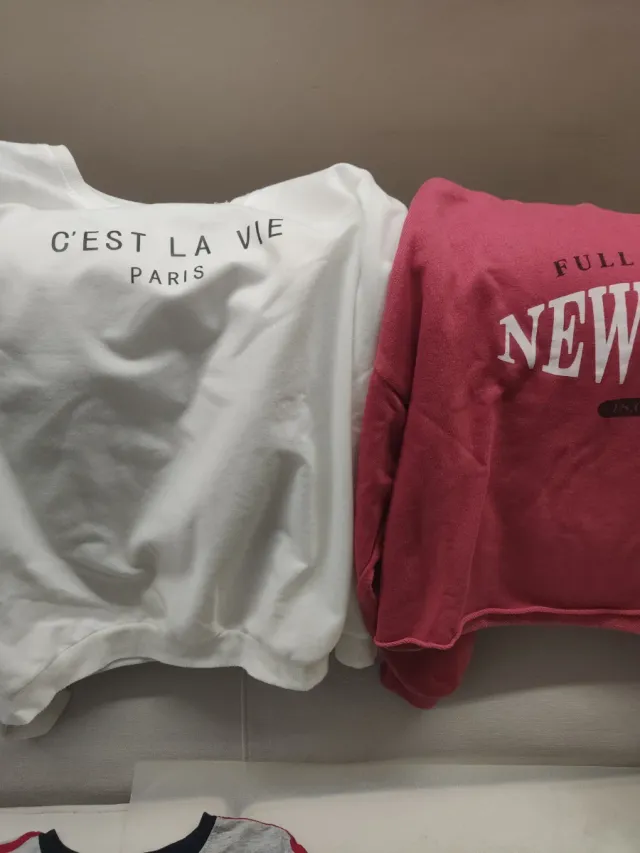 Lote 4 sudaderas niña T 13-14 y XS y regalo 3 cami