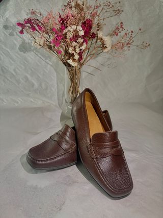 Zapatos Marrones de Piel
