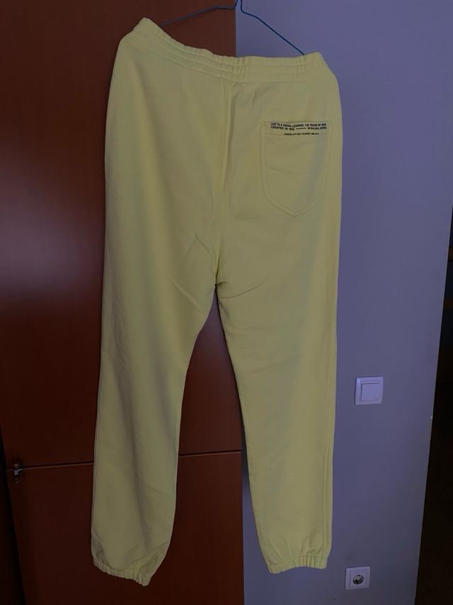 Pantalón Chándal Jogger Lee Amarillo / verde lima.