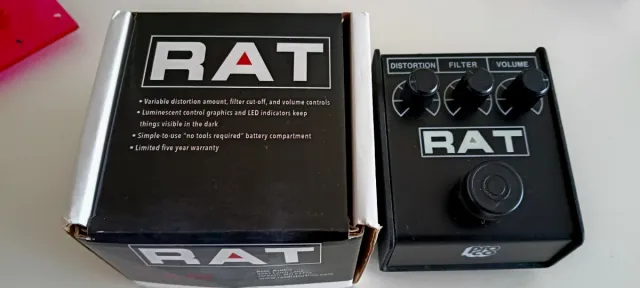 Pedal Distorsión Guitarra RAT Pro Rat 2