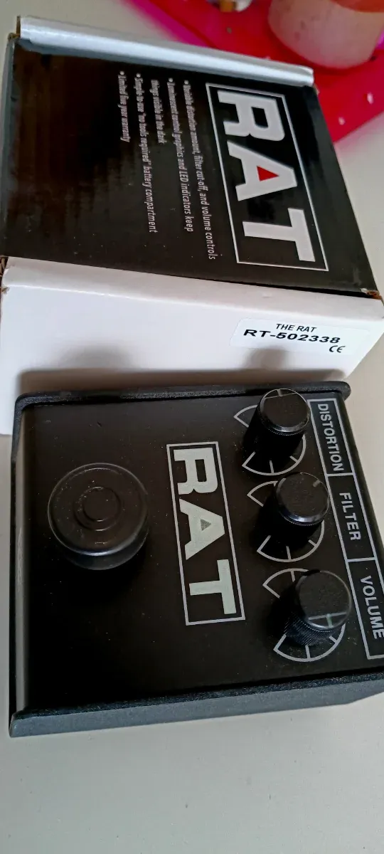 Pedal Distorsión Guitarra RAT Pro Rat 2