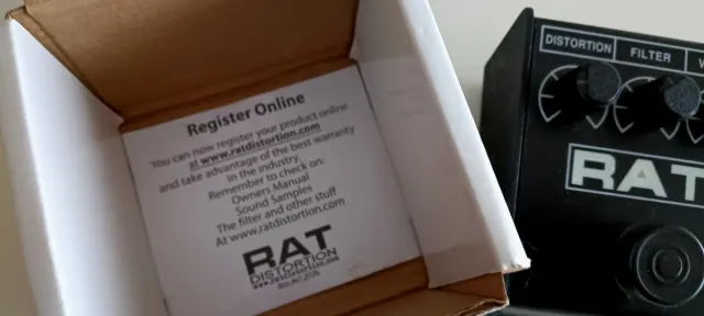Pedal Distorsión Guitarra RAT Pro Rat 2