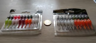 Lote 2 paquetes señuelos pesca para rock fishing