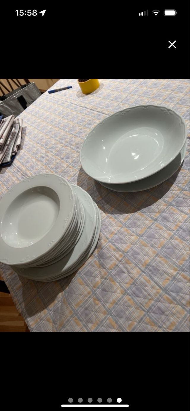 Vajilla Bidasoa sin estrenar