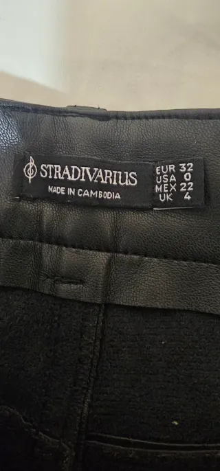 Pantalón ancho negro