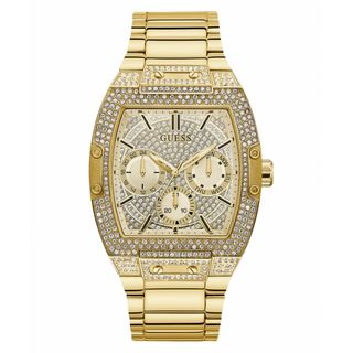 Reloj Guess Phoenix nuevo, dorado con cristales
