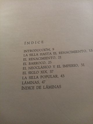 Libro antiguo, ANTOLOGÍA DE LA SILLA ..