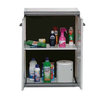 Armario Bajo Resina Gardiun Sintra Gris 90/2/tp