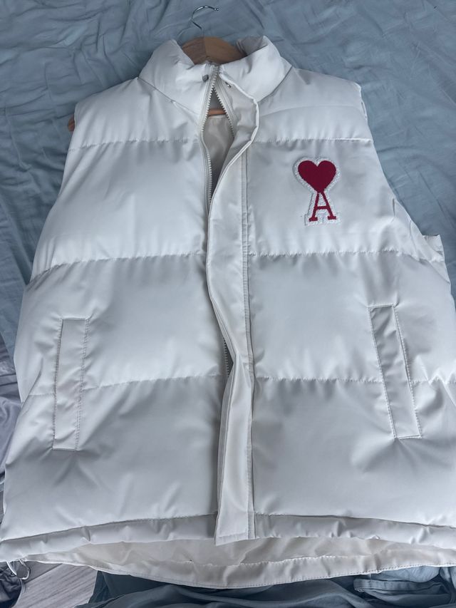 Chaleco Ami Paris Blanco