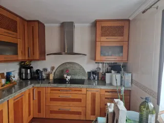 Muebles de cocina madera y metal