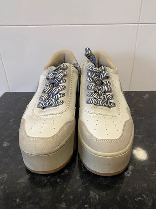 Zapatillas Bimba y Lola Talla 40 Beige Glitter