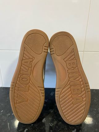 Zapatillas Bimba y Lola Talla 40 Beige Glitter