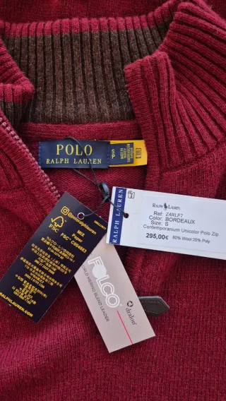 Camisola Polo Ralph Lauren Malha Homem S