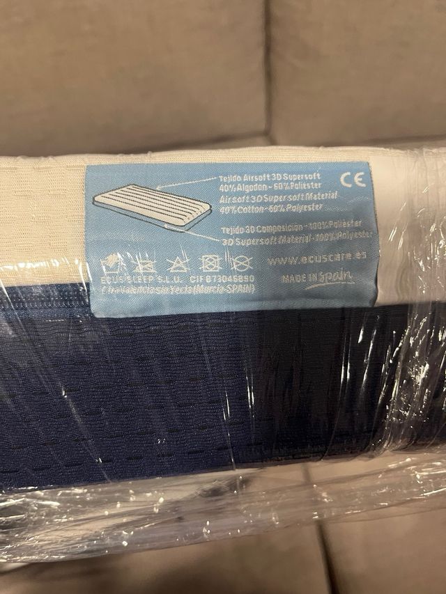 Colchón Cuna Ecus Kids Airsoft 3D Supersoft