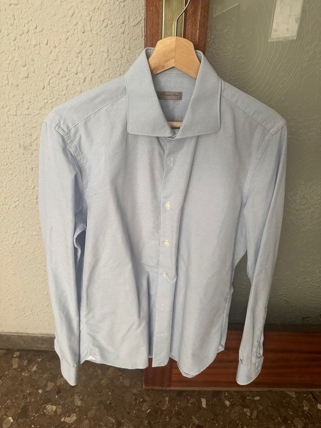 Camisa Emidio Tucci Azul Tamanho M