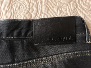 Pantalón Vaquero Desigual Negro Hombre Nuevo