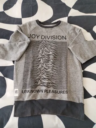 Sudadera mujer Joy Division Unknown Pleasures Gris