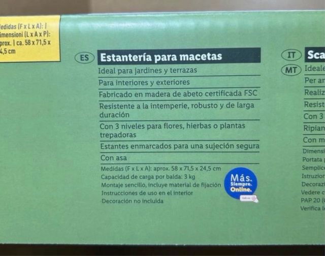 Scaffale Livarno Home per vasi