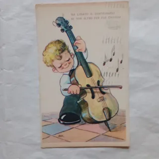 Lotto 6 cartoline vintage illustrate