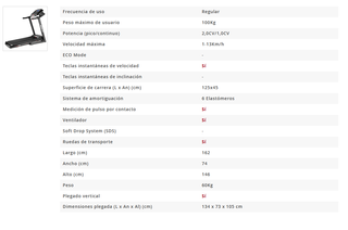 Cinta de Correr BH R1