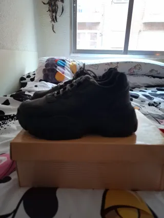 Zapatos plataforma negros talla 37 nuevos