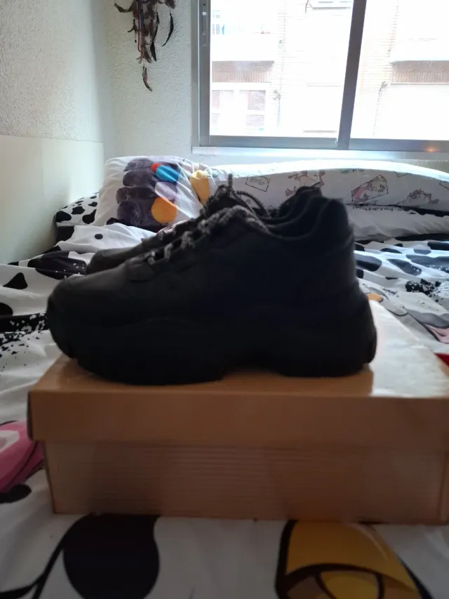 Zapatos plataforma negros talla 37 nuevos