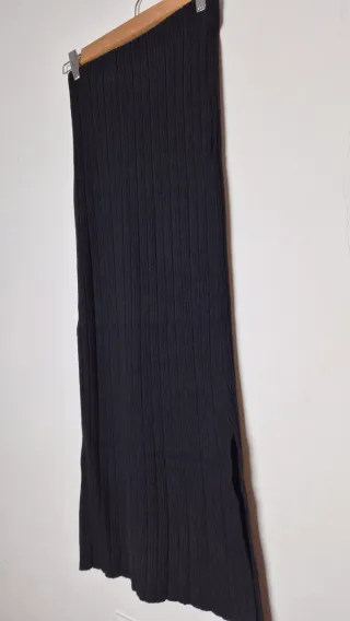 Saia midi preta justa XXS/XS A Line