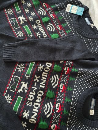 Jersey Navideño Pepperts! niño. Tallas 6/8 12/14