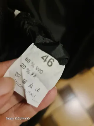 Cappotto uomo lungo 80% lana grigio scuro Bltb