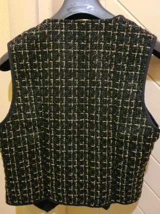 Gilet SHEIN donna nero/oro taglia M