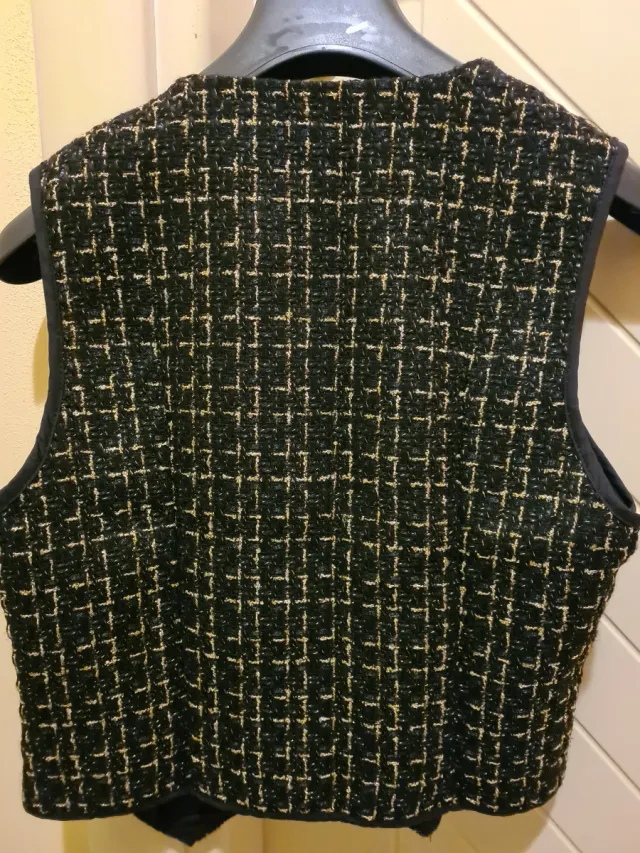 Gilet SHEIN donna nero/oro taglia M