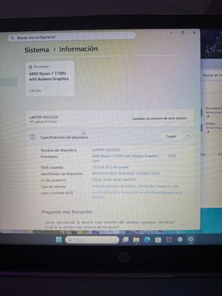 HP Ryzen 7 32GB RAM 1TB SSD