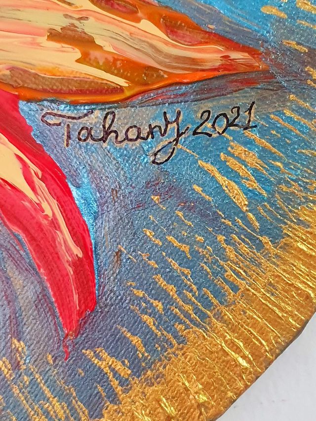 Quadro in stile Van Gogh su legno