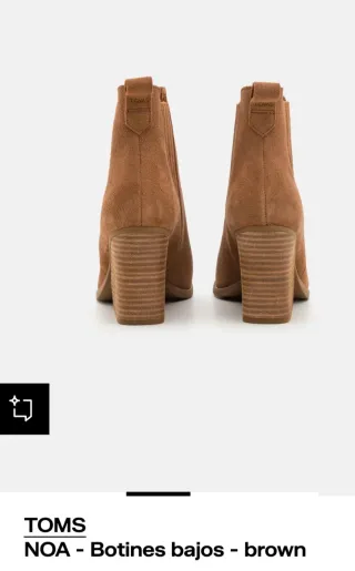 Botines de tacón marrones. NUEVOS