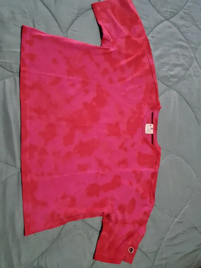 Camiseta Champion Tie-Dye Rosa Talla M