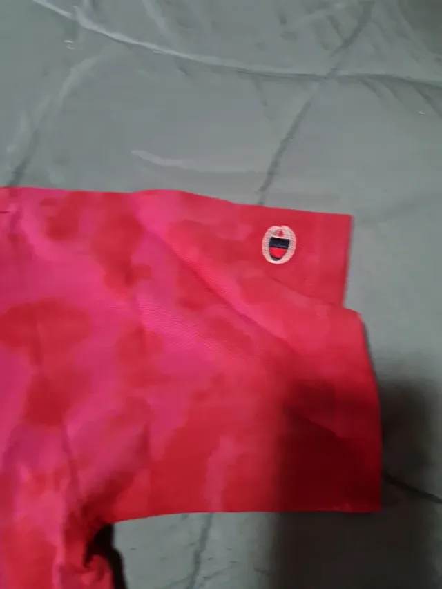 Camiseta Champion Tie-Dye Rosa Talla M