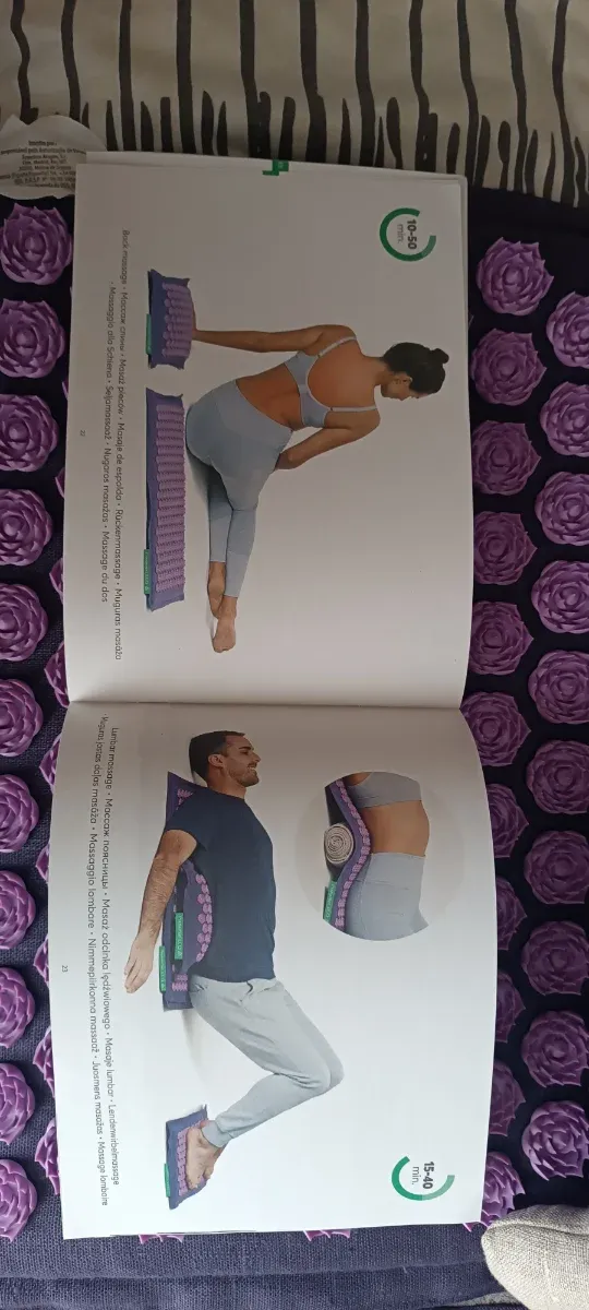 Esterilla y almohada acupresión