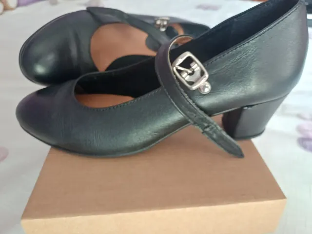 Zapatos Flamenco Niña Negros