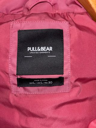 Chaleco acolchado rosa