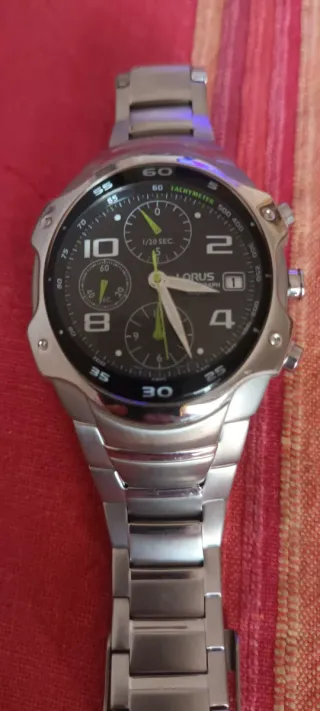 Reloj Lorus Vintage Cronógrafo Hombre