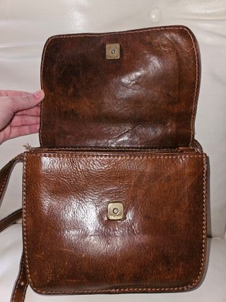 Borsa The Bridge in pelle marrone