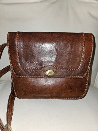 Borsa The Bridge in pelle marrone