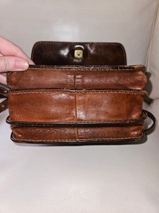 Borsa The Bridge in pelle marrone