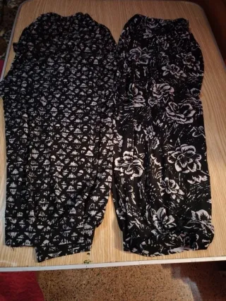 Pantalón pirata estampado mujer Talla M/L