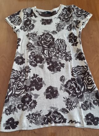 Vestito Zuiki maglia fantasia floreale tg M