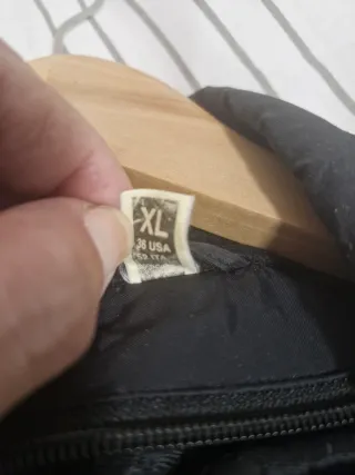 Chaqueta negra moto Hebo XL