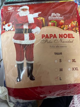 Disfraz Papá Noel Talla L