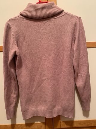 Jersey rosa cuello alto talla M